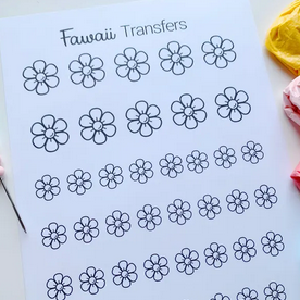 Fawaii transfer sheets
